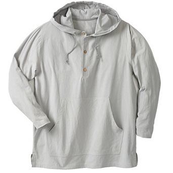 Kingsize Men's Big & Tall Gauze Hoodie