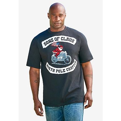 KingSize Men's Big & Tall Seasonal Graphic Tee