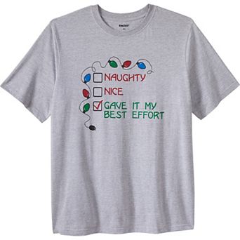 KingSize Men's Big & Tall Seasonal Graphic Tee