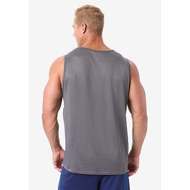 KingSize Men's Big & Tall Performance Tank Undershirt 2-Pack