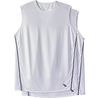 KingSize Men's Big & Tall Performance Tank Undershirt 2-Pack