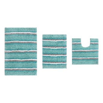 Home Weavers Glamour Collection 100% Microfiber Bathroom Rug, Non Slip & Fast Dry Bath Rug