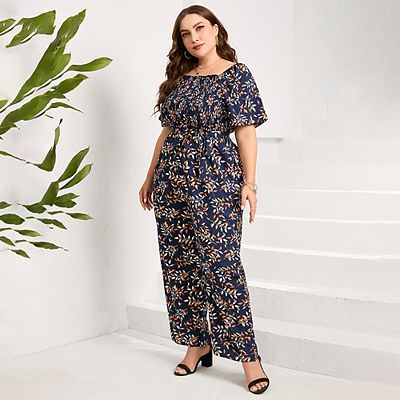 Womens Oversized Jumpsuits For Women Casual Wide Leg One Piece