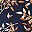 Navy Blue Flower