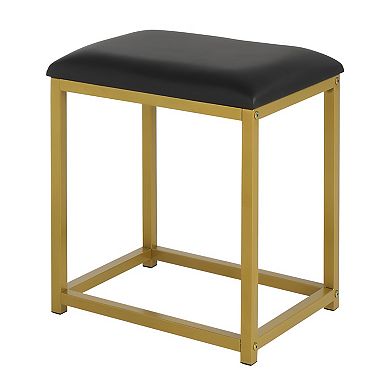 Modern Dressing Table with Lighted Mirror Functional Vanity Set by FCH with Matching Stool