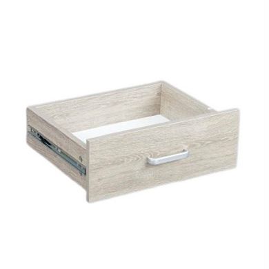 Gray Particleboard One-draw Two-layer Computer Desk