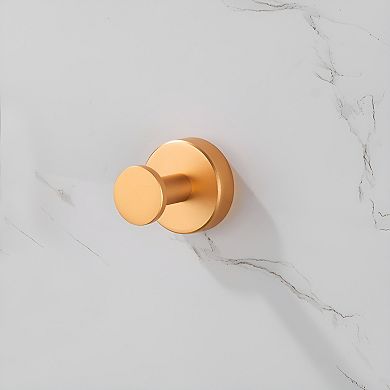 Round Base Wall Hanging Coat Hook with Screws- Towel Hook, 2 Pack, for Entry Shoe Cabinet