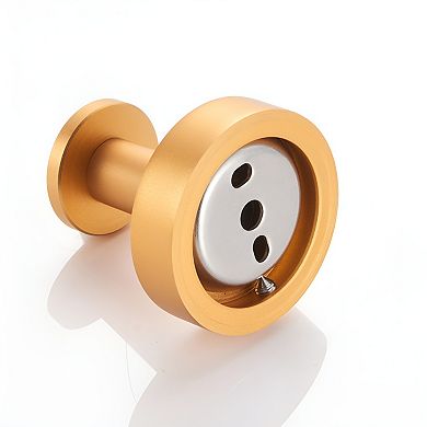 Round Base Wall Hanging Coat Hook with Screws- Towel Hook, 2 Pack, for Entry Shoe Cabinet