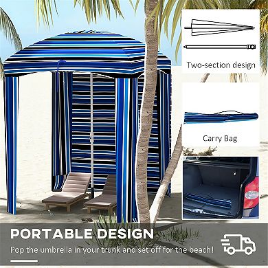 Outdoor Umbrella - Large and Adjustable Canopy for Ultimate Shade and Protection