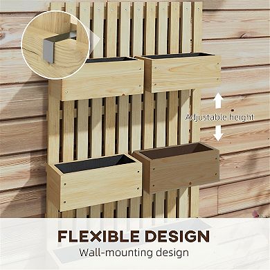 Garden/balcony Plant Support - Wall-Mounted Design for Efficient Plant Growth