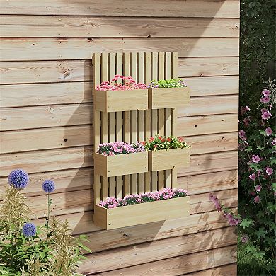 Garden/balcony Plant Support - Wall-Mounted Design for Efficient Plant Growth