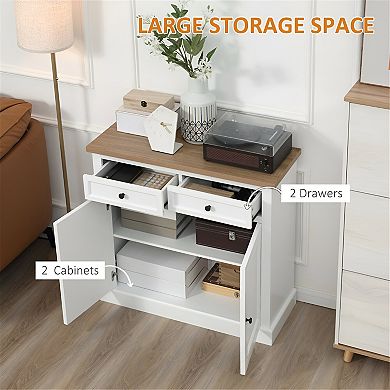 Elegant White Kitchen Cabinet with Ample Storage Space