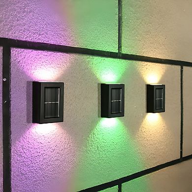 Outdoor Solar Deck Lights Path for Garden, Patio, Stairs Step - 2pcs