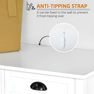 Kitchen Sideboard Coffee Bar Cabinet, White