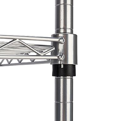 Versatile 4-Tier Kitchen Bakers Rack with Adjustable Shelves