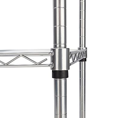 Versatile 4-Tier Kitchen Bakers Rack with Adjustable Shelves