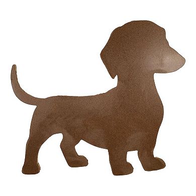 Rustic Farmhouse Dog Cutout Reclaimed Wood Silhouette