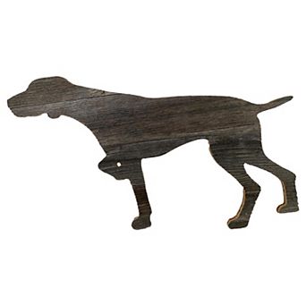 Rustic Farmhouse Dog Cutout Reclaimed Wood Silhouette