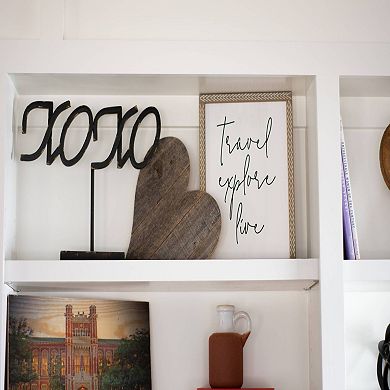 Rustic Farmhouse Small Reclaimed Wooden Heart