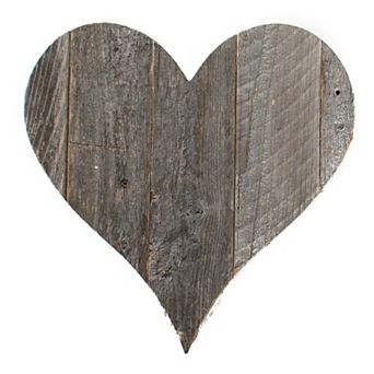 Rustic Farmhouse Small Reclaimed Wooden Heart