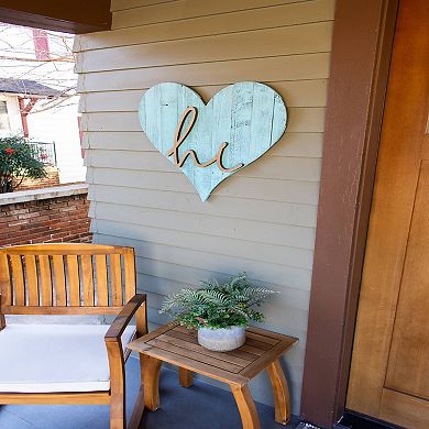 Rustic Farmhouse Large Reclaimed Wooden Heart