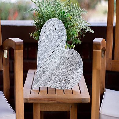 Rustic Farmhouse Large Reclaimed Wooden Heart