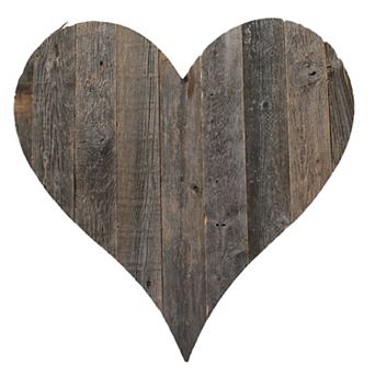 Rustic Farmhouse Large Reclaimed Wooden Heart