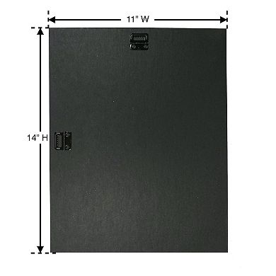 Black Cardboard Hanger Back for Picture Frames, Artwork, and DIY Projects (2 Pack)