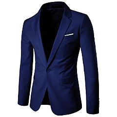 Mens Blue Blazers Suit Jackets Tops Clothing Kohl s