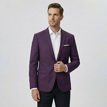 Men's Slim Fit Suit Jacket Sport Coat Business Daily Blazer