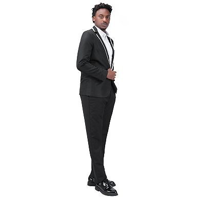 Mens Casual Slim Fit Suit Jacket Daily Business Coat