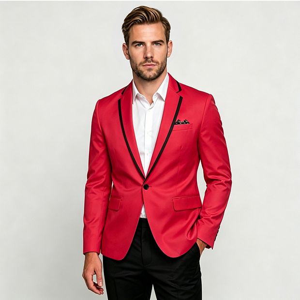 Mens Casual Slim Fit Suit Jacket Daily Business Coat