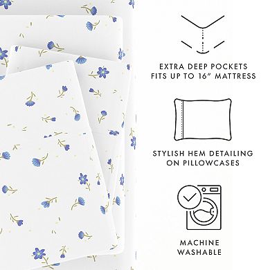 Home Collection Floral Printed Sheet Set