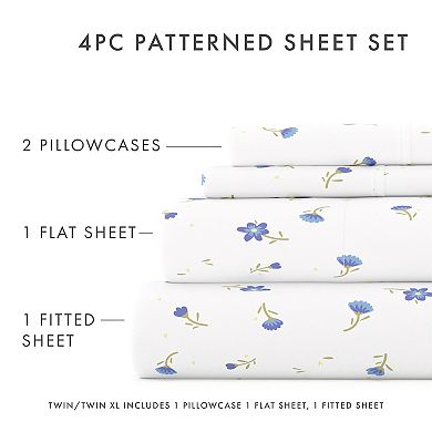 Home Collection Floral Printed Sheet Set