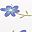 Blue Soft Floral
