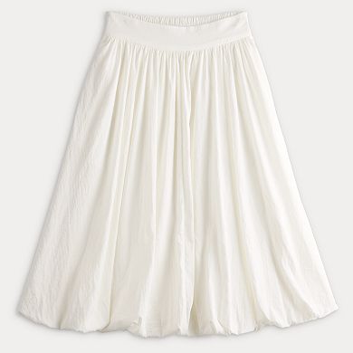 Women's Nine West High-Rise Bubble Midi Skirt