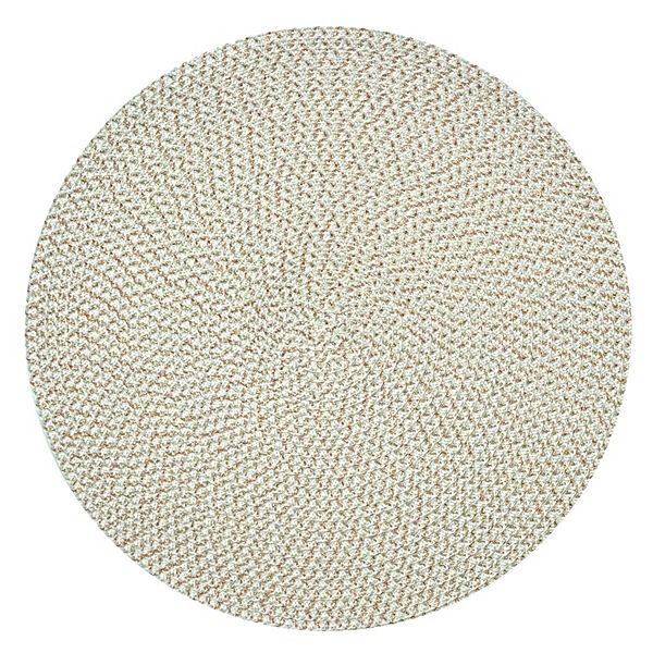 Mingle & Co. Round Marled Placemat - Gold Metallic