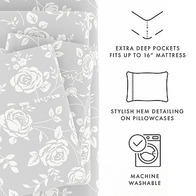 Home Collection Floral Printed Sheet Set