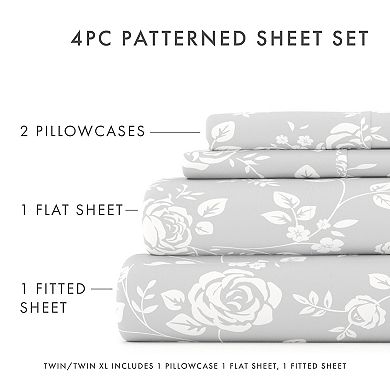 Home Collection Floral Printed Sheet Set