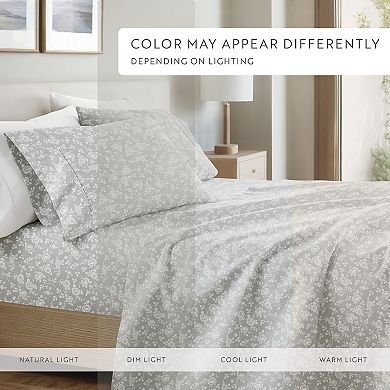 Home Collection Floral Printed Sheet Set