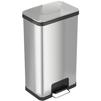 iTouchless 18-Gallon AirStep Pedal Kitchen Trash Can