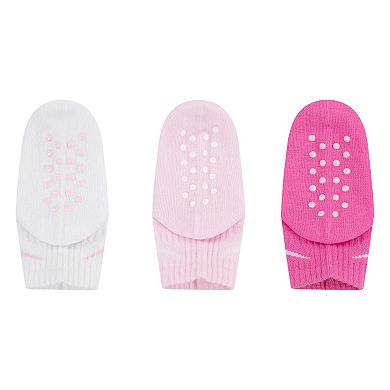 Baby & Toddler Nike Swoosh Ankle Gripper Socks 3-Pack