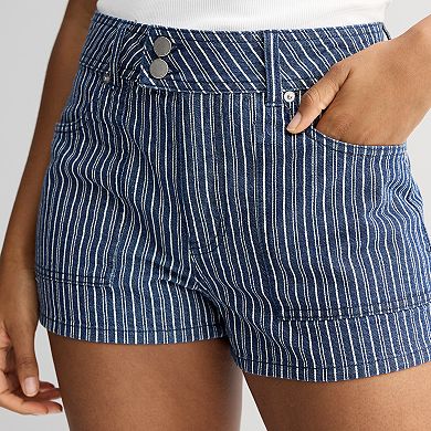 Juniors' Tinseltown Porkchop Pocket Shorts