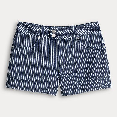 Juniors' Tinseltown Porkchop Pocket Shorts