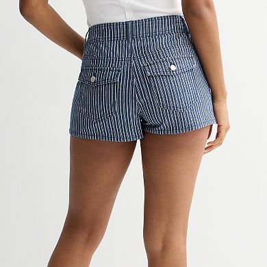 Juniors' Tinseltown Porkchop Pocket Shorts