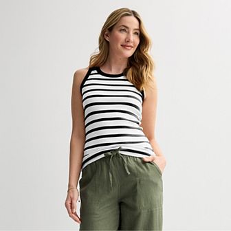 Petite Sonoma Goods For Life® High Neck Layering Tank Top