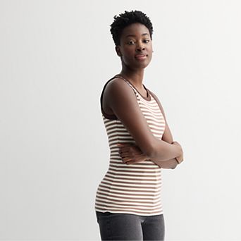 Petite Sonoma Goods For Life® High Neck Layering Tank Top