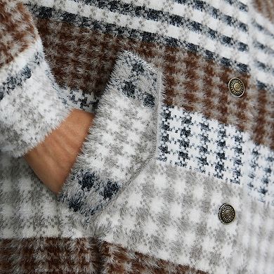 Women's NVLT Eyelash Coatigan Bomber Jacket