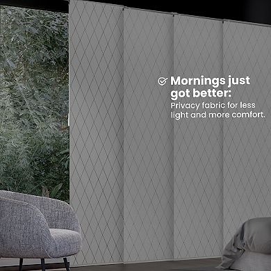 Chicology Adjustable Sliding Vertical Window Curtain Set