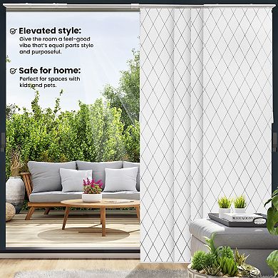 Chicology Adjustable Sliding Vertical Window Curtain Set